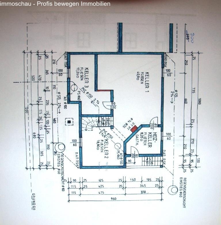 Plan Wohnkeller