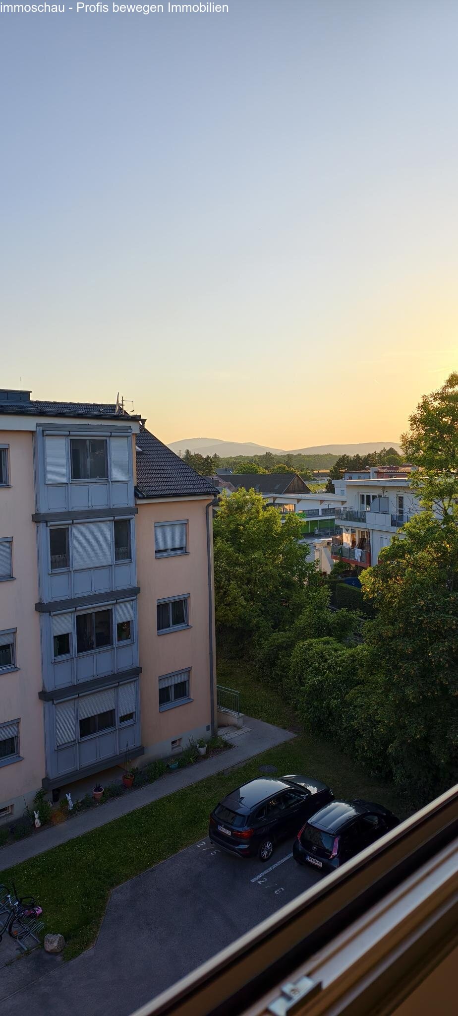 Ausblick verglaste Loggia Bild1